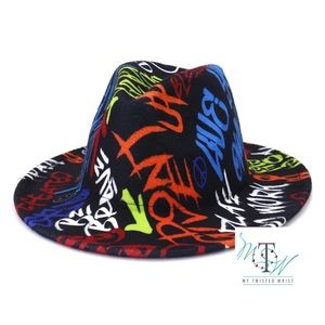 Graffiti Print Hat - New